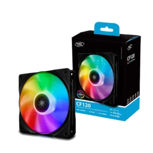 DEEPCOOL CF120 120 MM ADD RGB SINGLE COOLING CASE FAN/COOLER- DP-FA-RGB-CF120-1